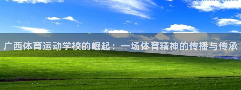 尊龙官网下载招商电话：广西体育运动学校的崛起：一场体