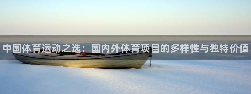 尊龙官方正版app新能源：中国体育运动之选：国内外体育项目的