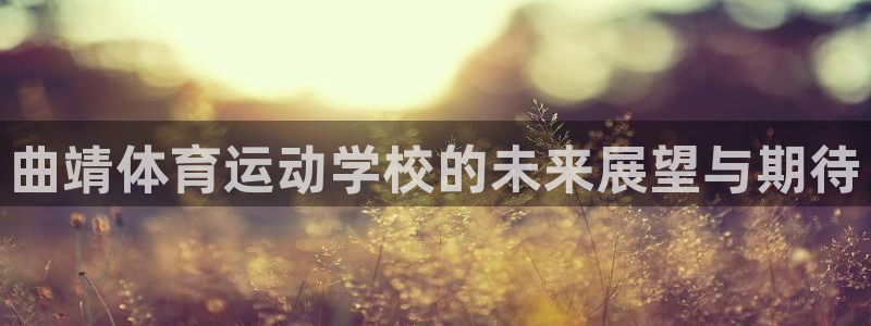 尊龙凯时贴吧：曲靖体育运动学校的未来